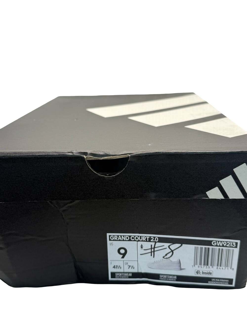 Adidas Grand Court 2.0 Women's Size 9 White Sneakers - Picture 2 of 10